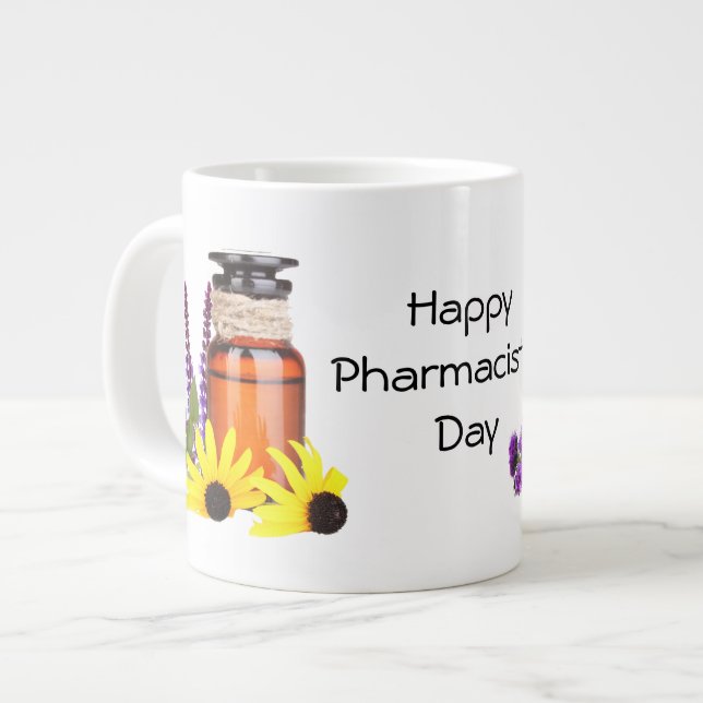 Tasse de café de jour de pharmacien avec la (Devant gauche)