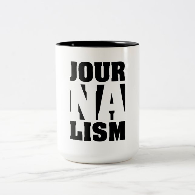 Tasse de café de journalisme (Centre)