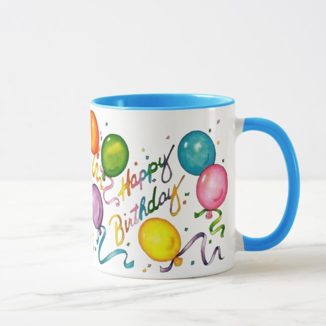 Tasse de café de joyeux anniversaire (Droite)