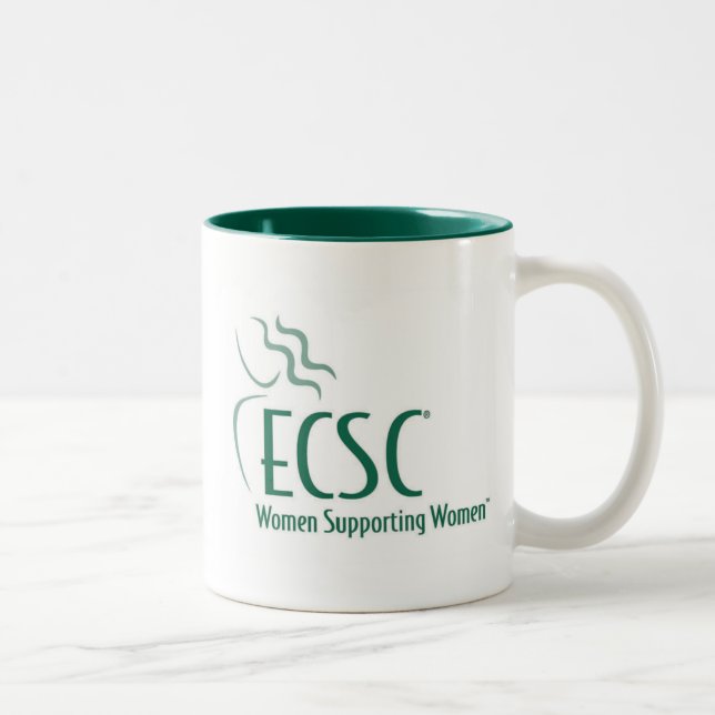 Tasse de café de la CECA - vert (Droit)