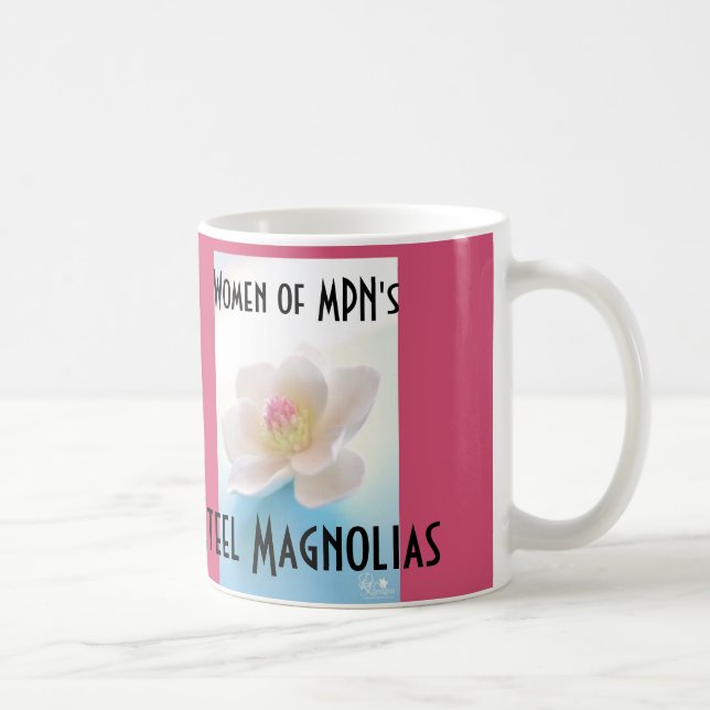 Tasse de café de la magnolia en acier (Droite)
