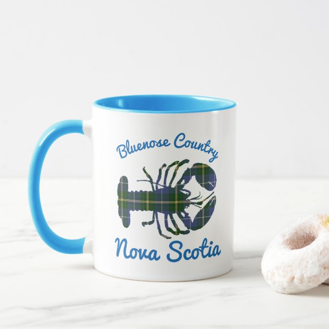 tasse de café de la Nouvelle-Écosse de pays de (Avec donut)