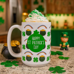 Tasse de café de la Saint-Patrick Lucky Irish