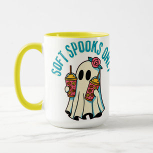 Tasse de café de la saison effrayante avec un desi