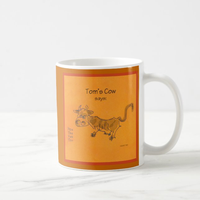 Tasse de café de la vache de Tom (Droite)