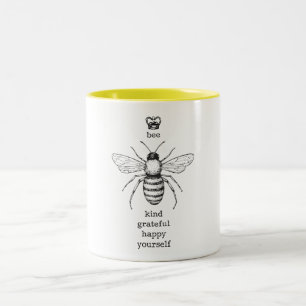 Tasse de café de l'abeille vous-même