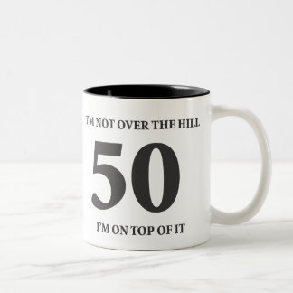 Tasse de café de l'anniversaire 50