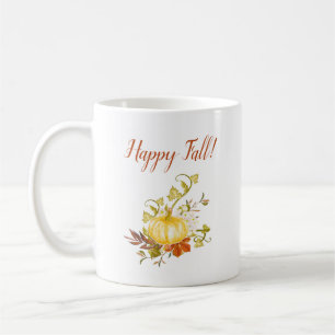 Tasse de café de l'automne heureux Mug Citrouille