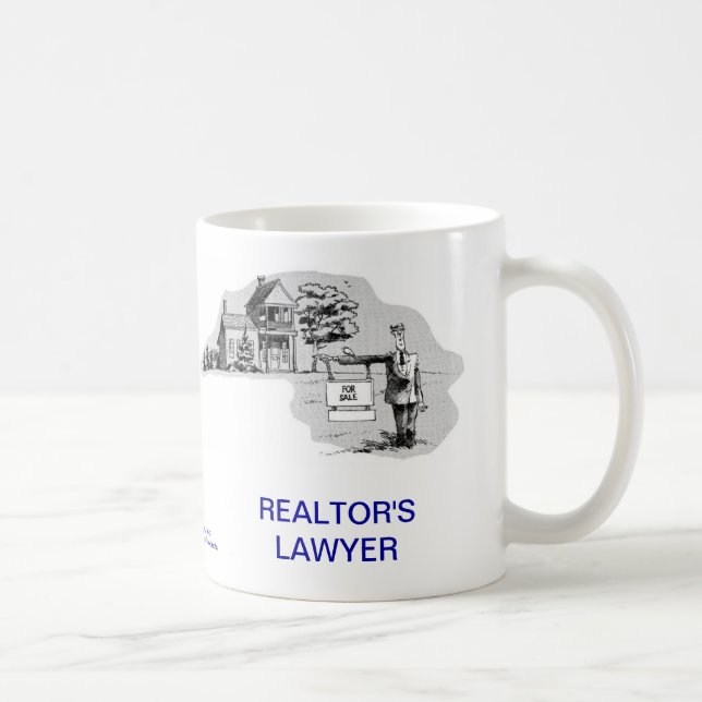 Tasse de café de l'avocat de l'agent immobilier (Droite)