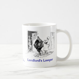 Tasse de café de l'avocat du propriétaire mort de