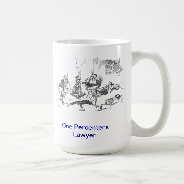 Tasse de café de l'avocat Lawyer™ une de Percenter (Droite)
