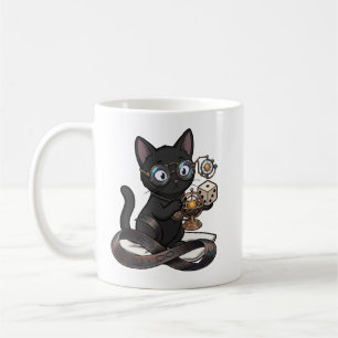 Tasse de café de l'avocate Black Cat Lady Justice