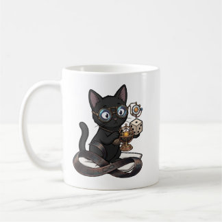 Tasse de café de l'avocate Black Cat Lady Justice
