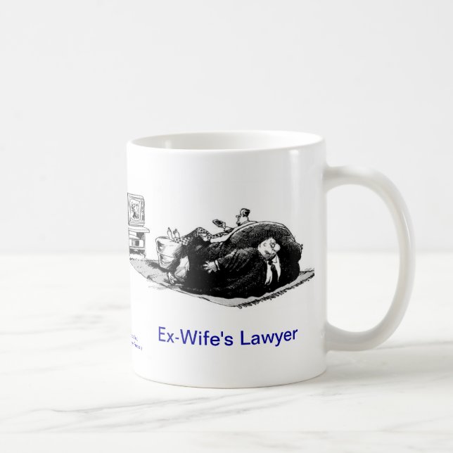 Tasse de café de l'avocate de l'ex-femme morte de (Droite)
