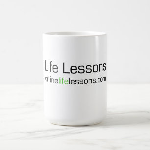 Tasse de café de leçons de la vie