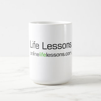 Tasse de café de leçons de la vie