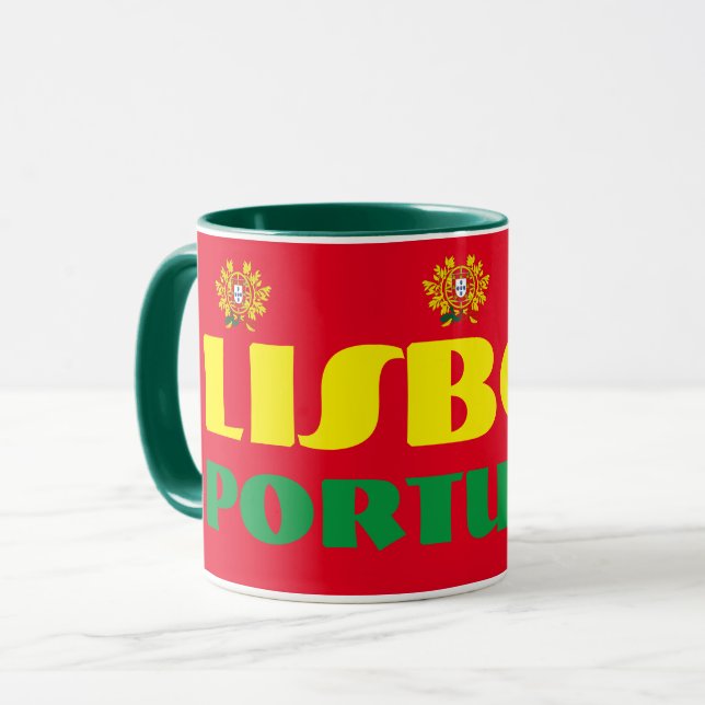 Tasse de café de Lisbonne Portugal (Devant gauche)