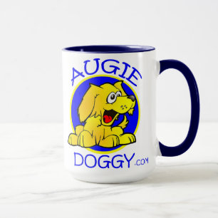 Tasse de café de logo de bande dessinée de