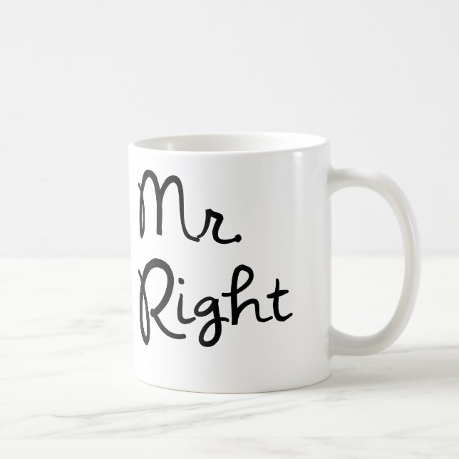 Tasse de café de M. Right (Droite)