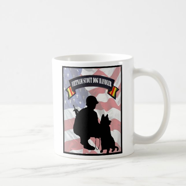 Tasse de café de maitre-chien de chien de scout du (Droite)