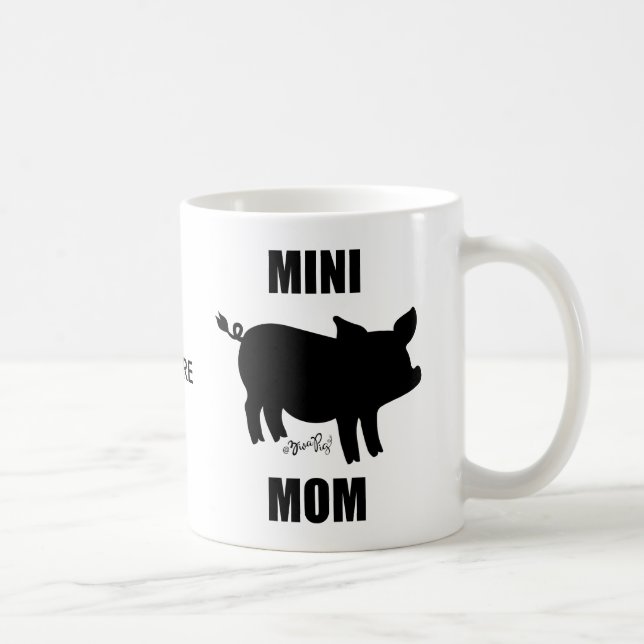 Tasse de café de maman de porc par le @ZivaPig (Droite)