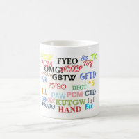 Tasse de café de masselotte de la messagerie