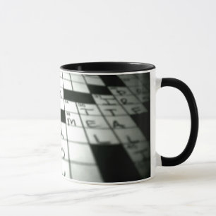 Tasse de café de mots croisé