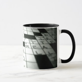 Tasse de café de mots croisé