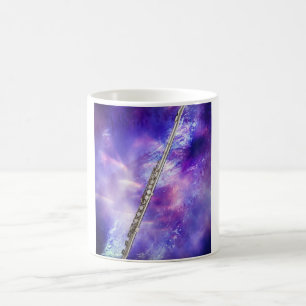 Tasse de café de musicien de cannelure ou de