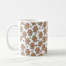 Tasse de café de Noël en pain d'épices