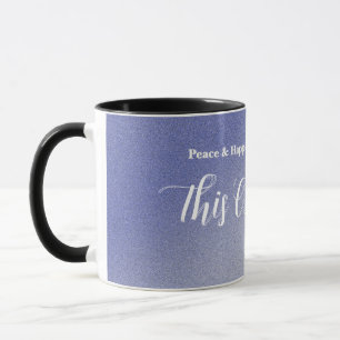 Tasse de café de Noël personnalisée avec paillette