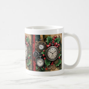 Tasse de café de Noël Steampunk