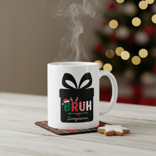 Tasse de café de Noël unique simple amusant