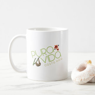 Tasse de café de paresse du Costa Rica Pura Vida