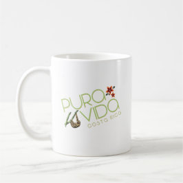 Tasse de café de paresse du Costa Rica Pura Vida
