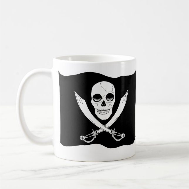 Tasse de café de pirate - bilatérale (Gauche)