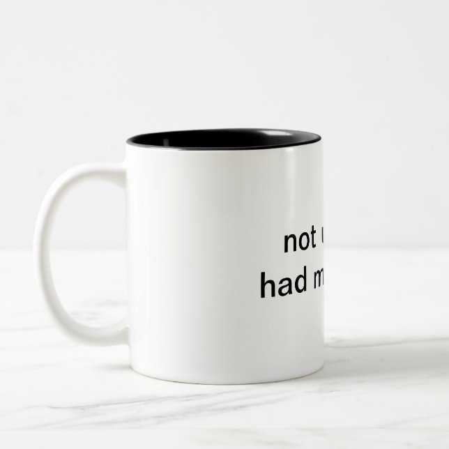 Tasse de café de plaisanterie de Covfefe (Gauche)