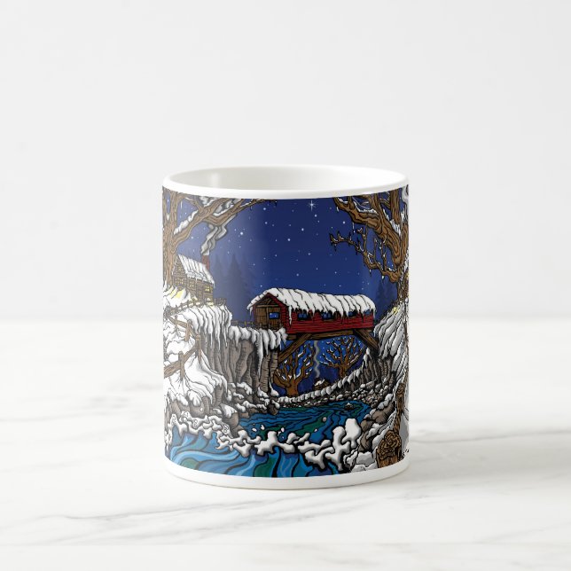 Tasse de café de pont couvert (Centre)