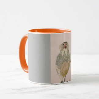tasse de café de poulet d'aquarelle "d'egger de
