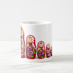 Tasse de café de poupées/icônes d'emboîtement de