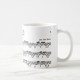 Tasse de café de prélude de luth de Bach