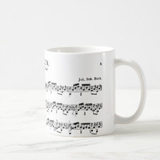 Tasse de café de prélude de luth de Bach