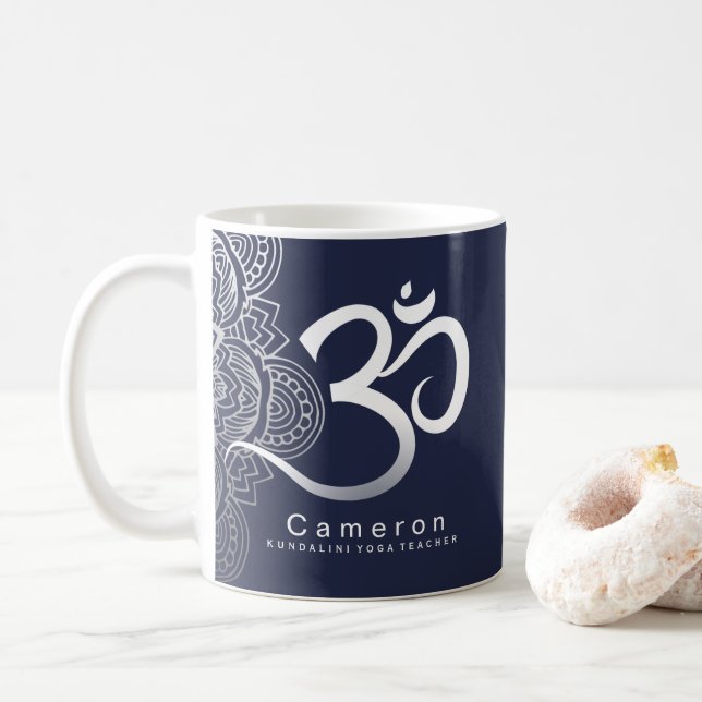 Tasse de café de professeur de yoga (Avec donut)