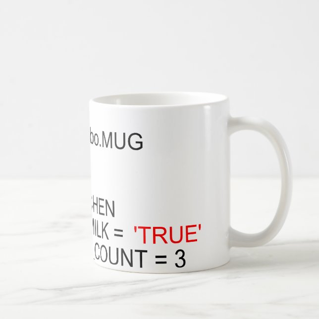 Tasse de café de programmeurs de serveur de SQL (Droite)