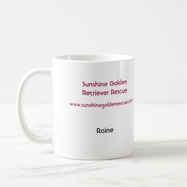Tasse de café de Raine - goldens de soleil (Gauche)
