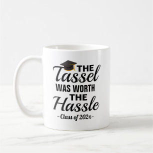 Tasse de café de remise de diplôme Tassel Worth Ha