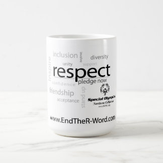 Tasse de café de respect