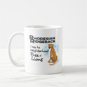 Tasse de café de Rhodesian Ridgeback