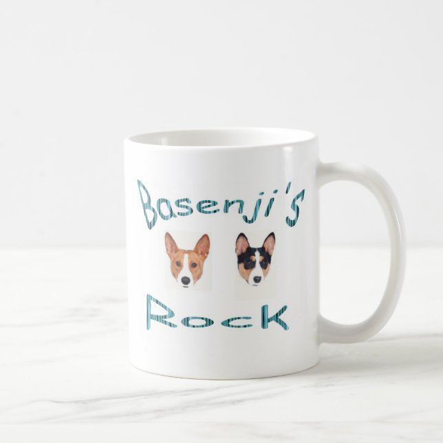 tasse de café de roche de basenjis (Droite)