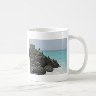 Tasse de café de ruine de Tulum